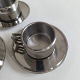 Service de 5 tasses à café en inox STO casalinghi