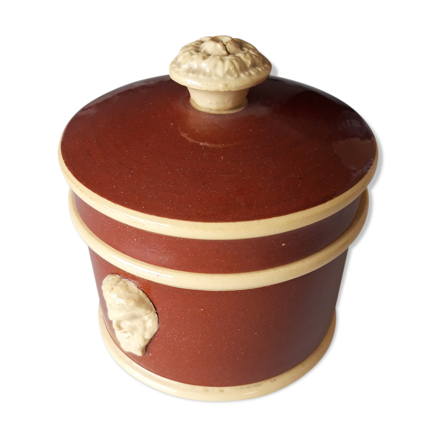 Ancien pot à foie gras,  Sarreguemines