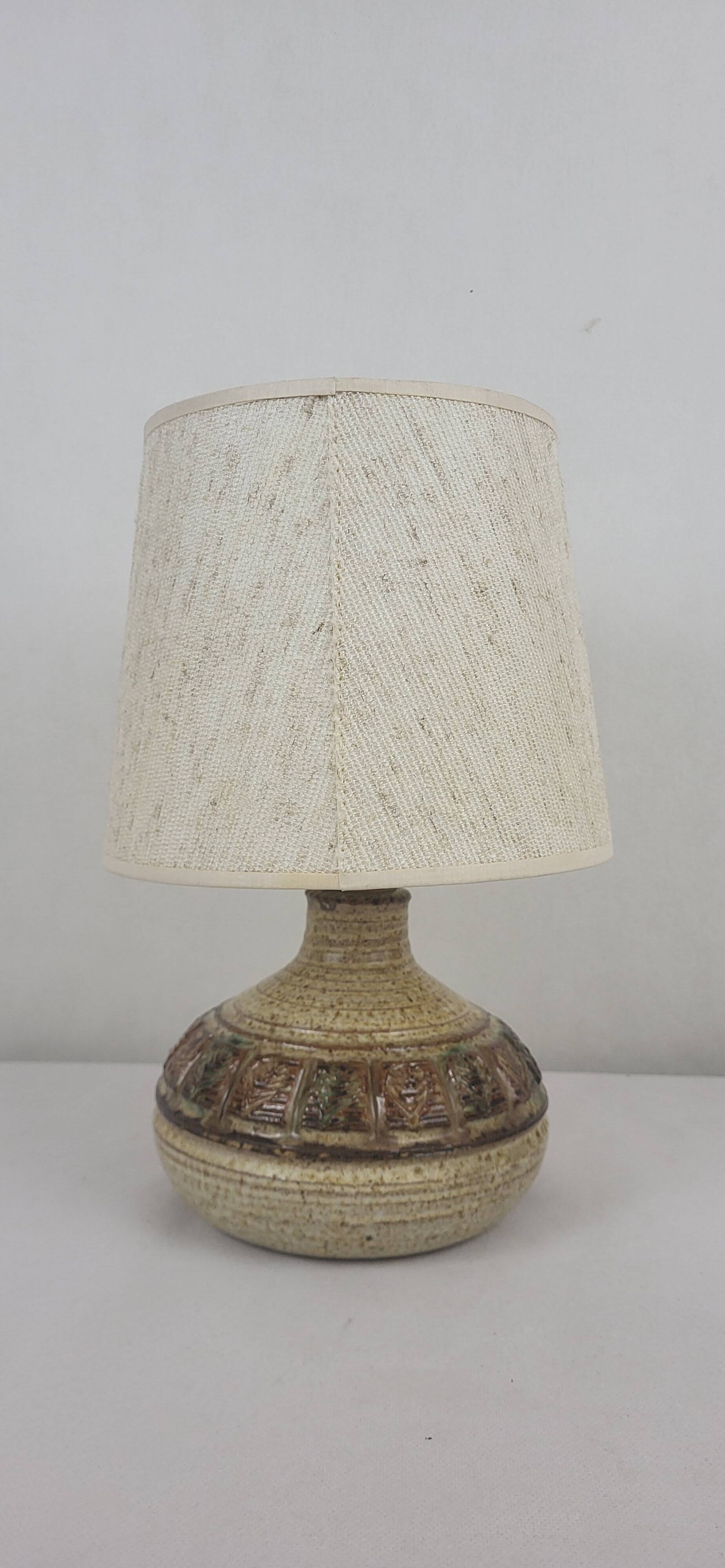Marcel Giraud ceramic lamp