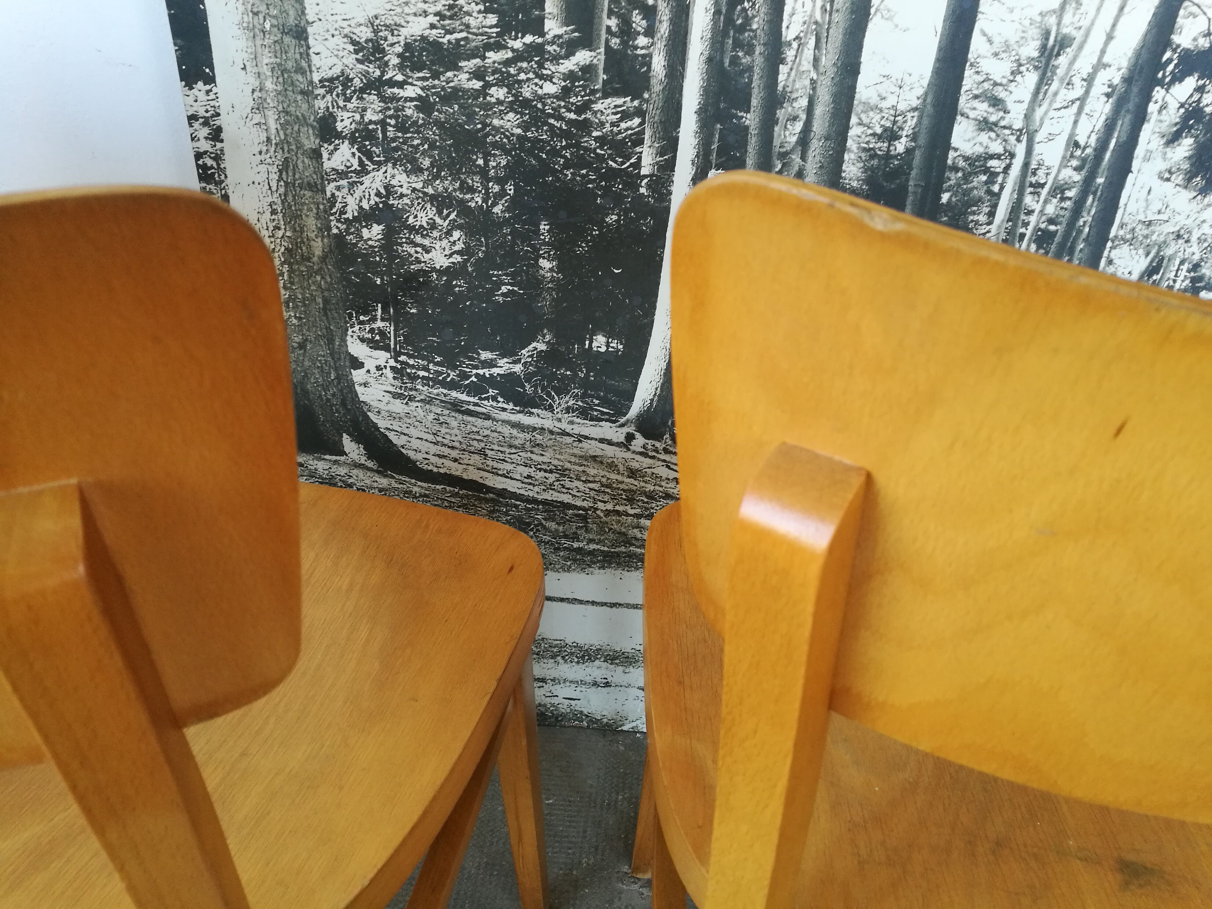 Set of 4 Thonet bistro chairs