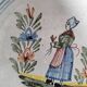 Hand-painted Breton bowl, 1920s