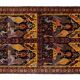 Vintage Turkish rug handmade 202x302 cm