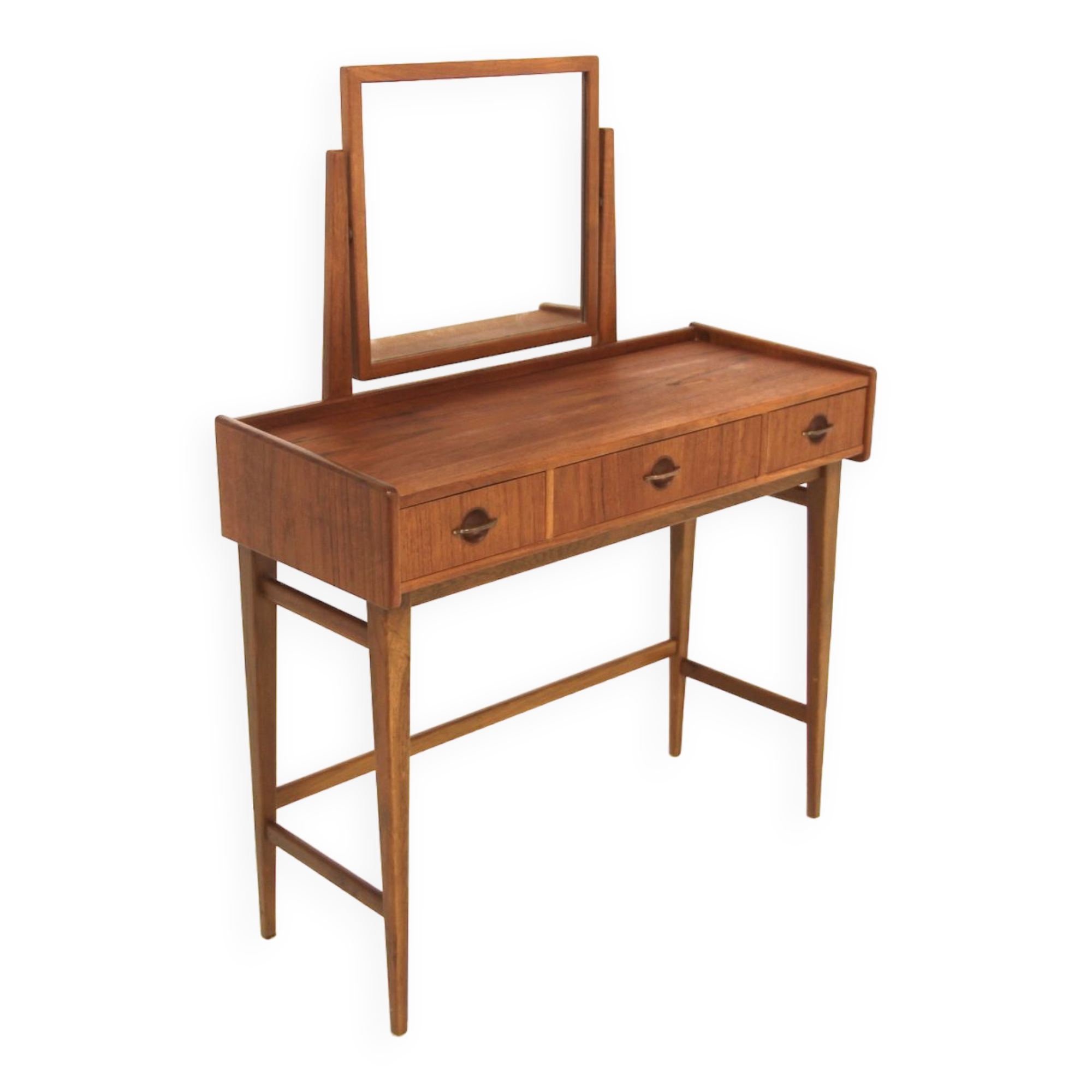 Coiffeuse scandinave en teck, Suède, 1960