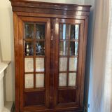 Walnut library louis Philippe XIXth century