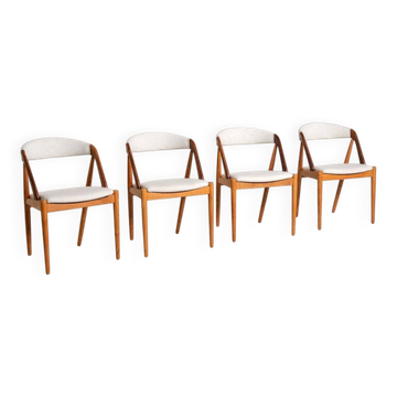 Ensemble de quatre chaises "Pige" de Kai Kristiansen, années 1960.