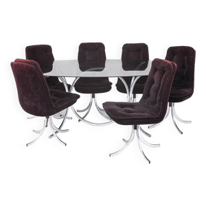 Ensemble de repas 70's