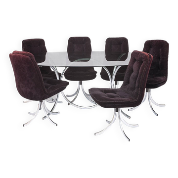 Ensemble de repas 70's