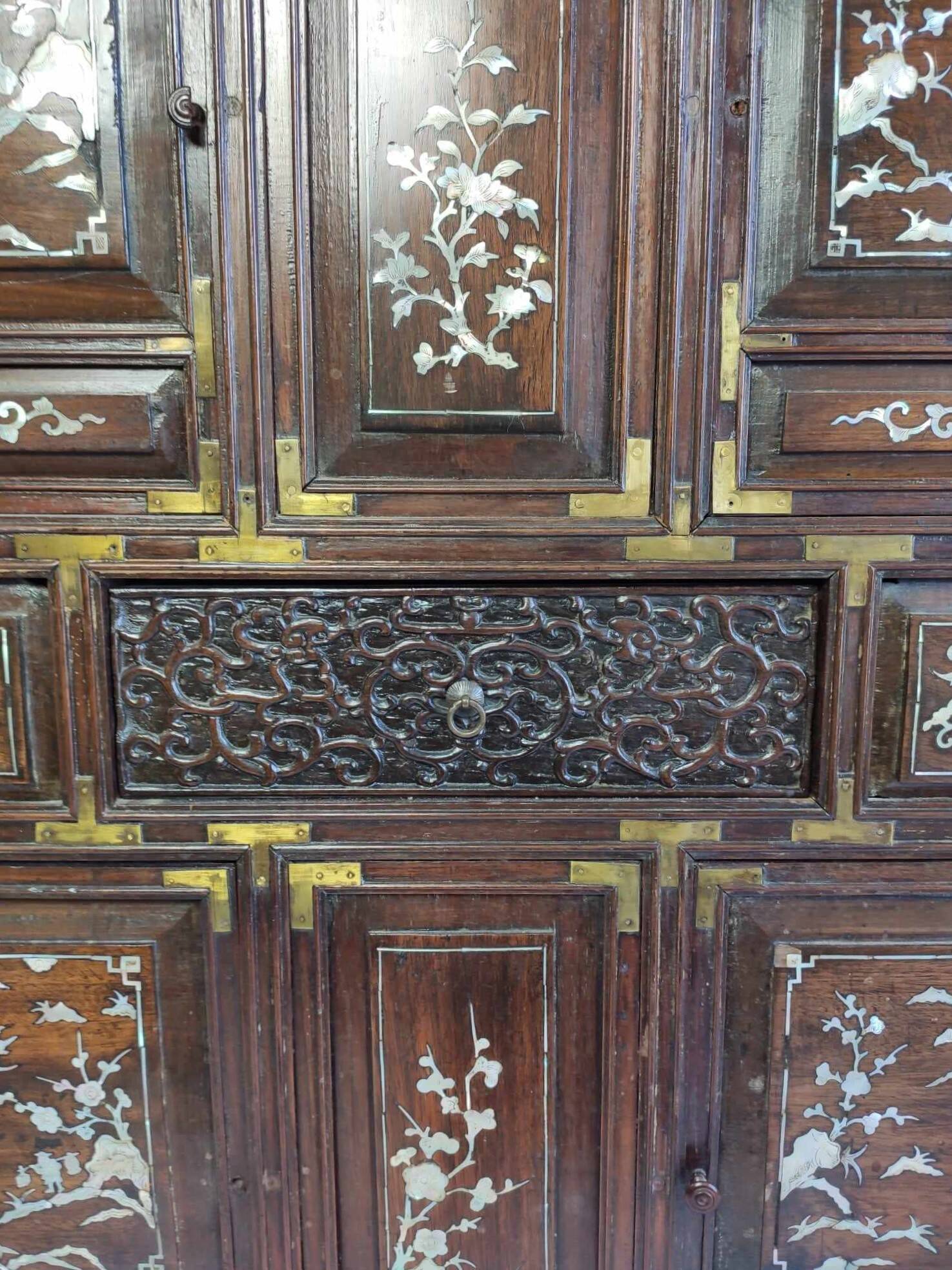 19th Century Indochinese Cabinet