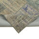 Tapis turc contemporain tissé à la main 175 cm x 242 cm tapis patchwork gris
