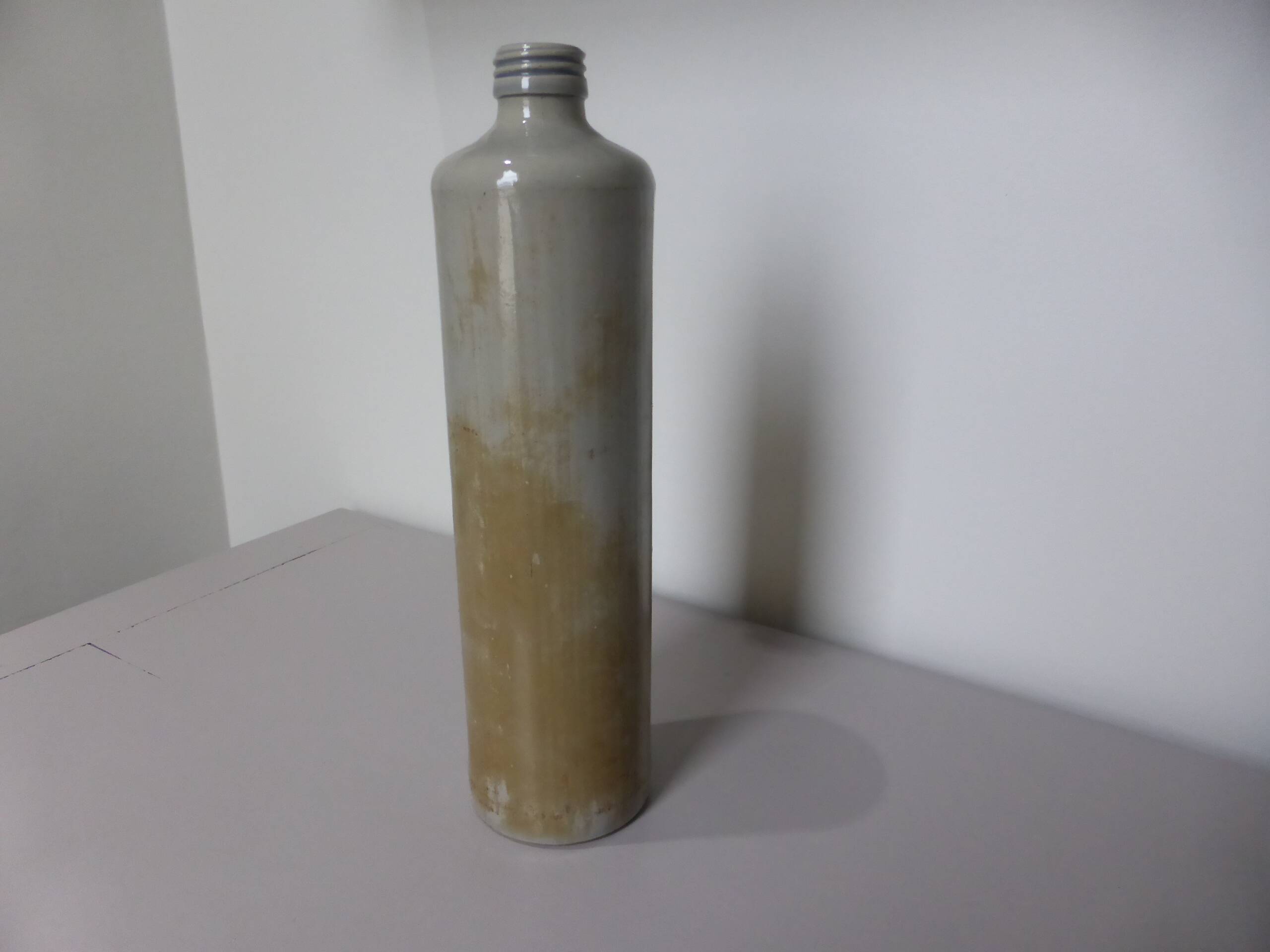 Bouteille en grès vernissé vintage