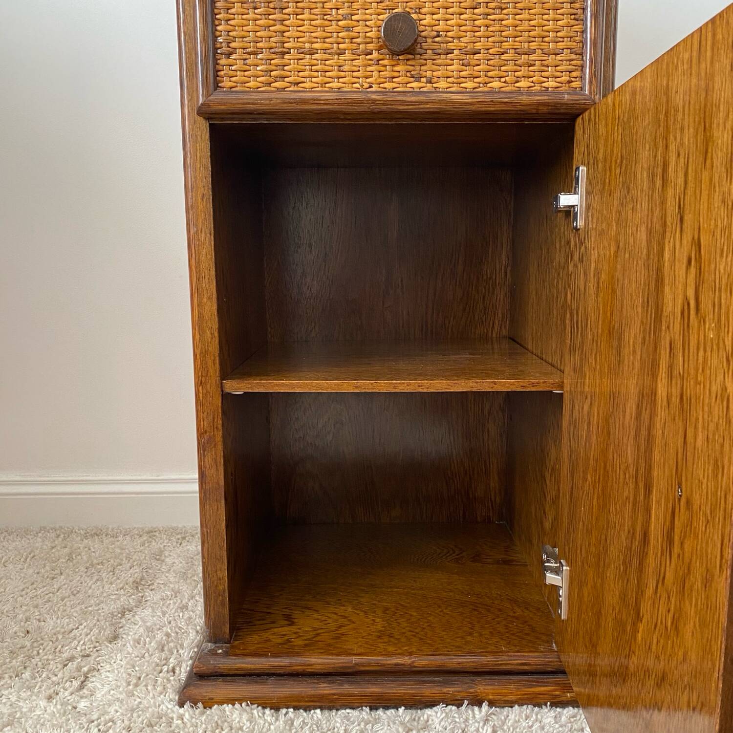 Roche bobois Maugrion rattan chiffonier