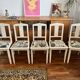 5 relooked antique chairs