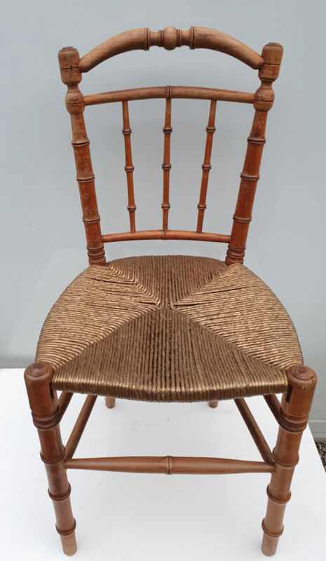 Mulched bamboo chair