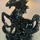 Lampe en céramique cheval, années 70