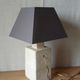 Lampe en pierre années 70