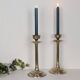 Pair of brass candlesticks