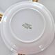 Set of 6 porcelain plates Sarreguemines