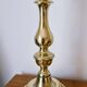 Pair of brass candlesticks