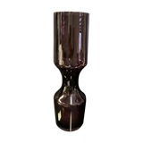 Vase en verre double gourde design 1960