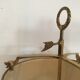 Lamp in bronze and painted metal