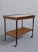 Rolling dessert trolley, German vintage 1950s