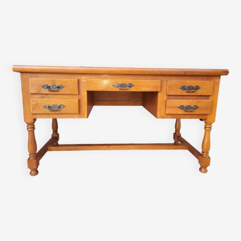 Solid alder desk 138x70cm