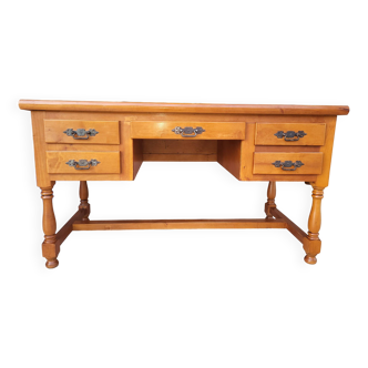 Solid alder desk 138x70cm