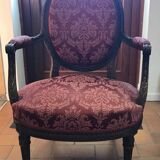 Duo of old armchairs
