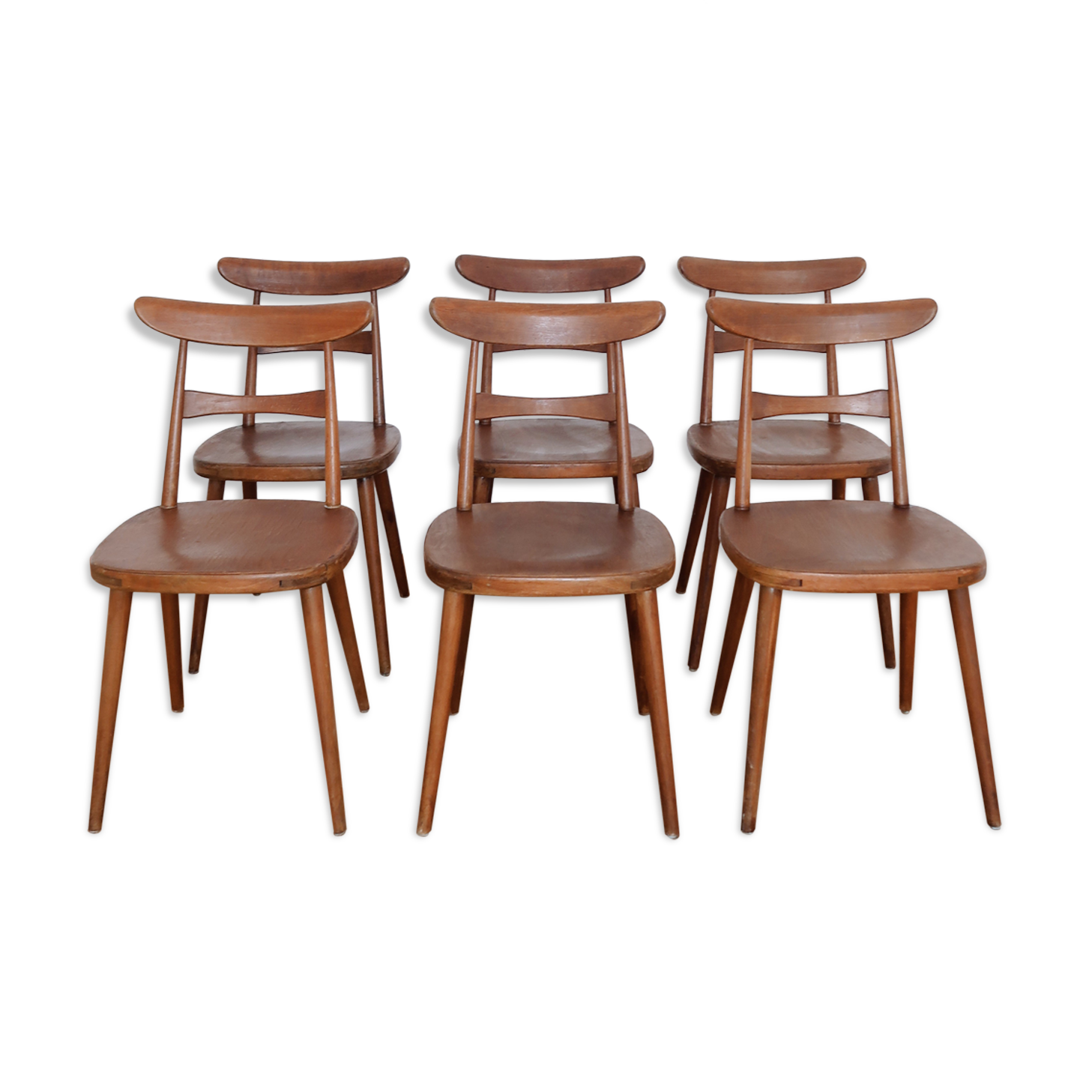 6 Scandinavian bistro chairs