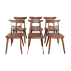6 Scandinavian bistro chairs