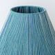 Fajalauza ceramic table lamp with hand-woven shade, Granada, Spain.