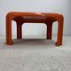 Elena orange coffee table — Vico Magistretti — Metra