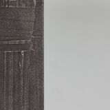 Cast Aluminum Mirror by Lorenzo Burchiellaro, Italy, 1970s