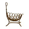 Art Nouveau cradle made of curved wood