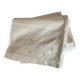 Drap ancien lin/ coton haut de drap ajouré