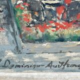 Paul Dominique Audfray - View of Nice, oil on canvas