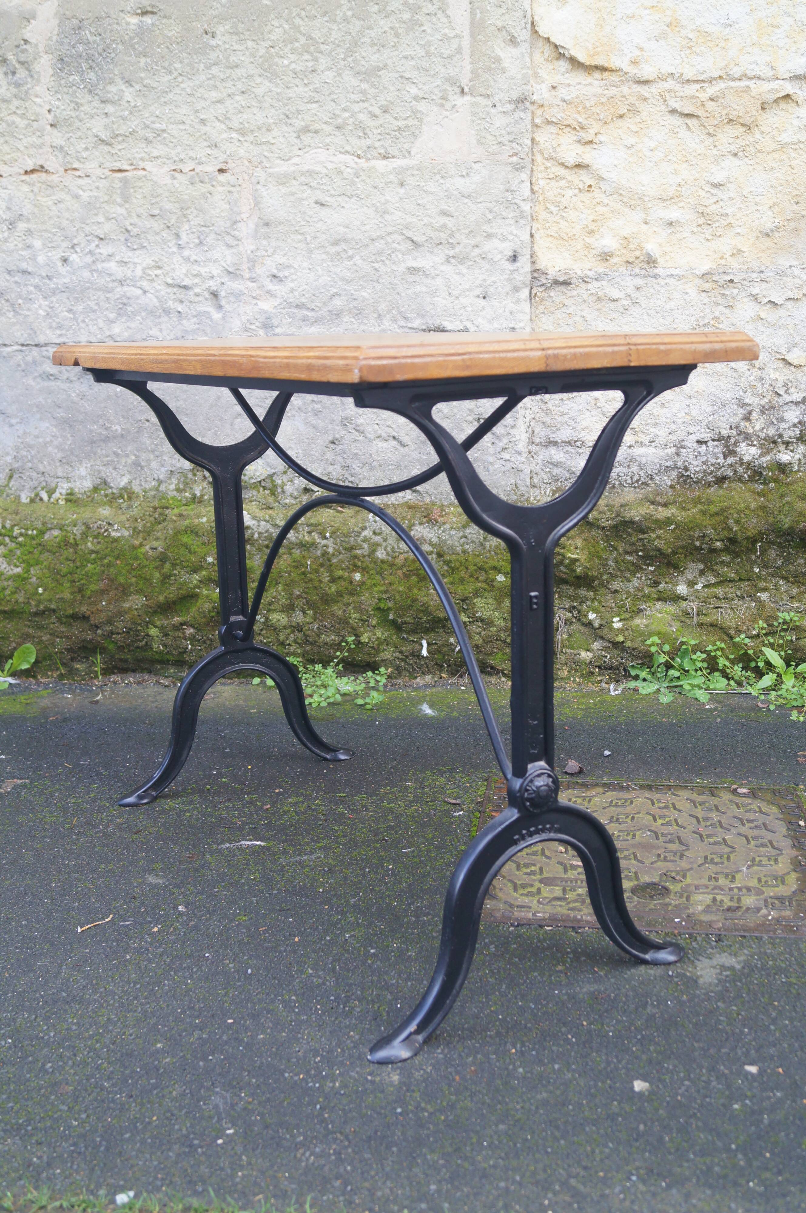 Oak bistro table
