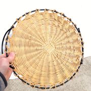 Round Rattan Serving Tray