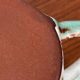 Mid-century modern studio pottery mug by Monika Maetzel, 1960s.