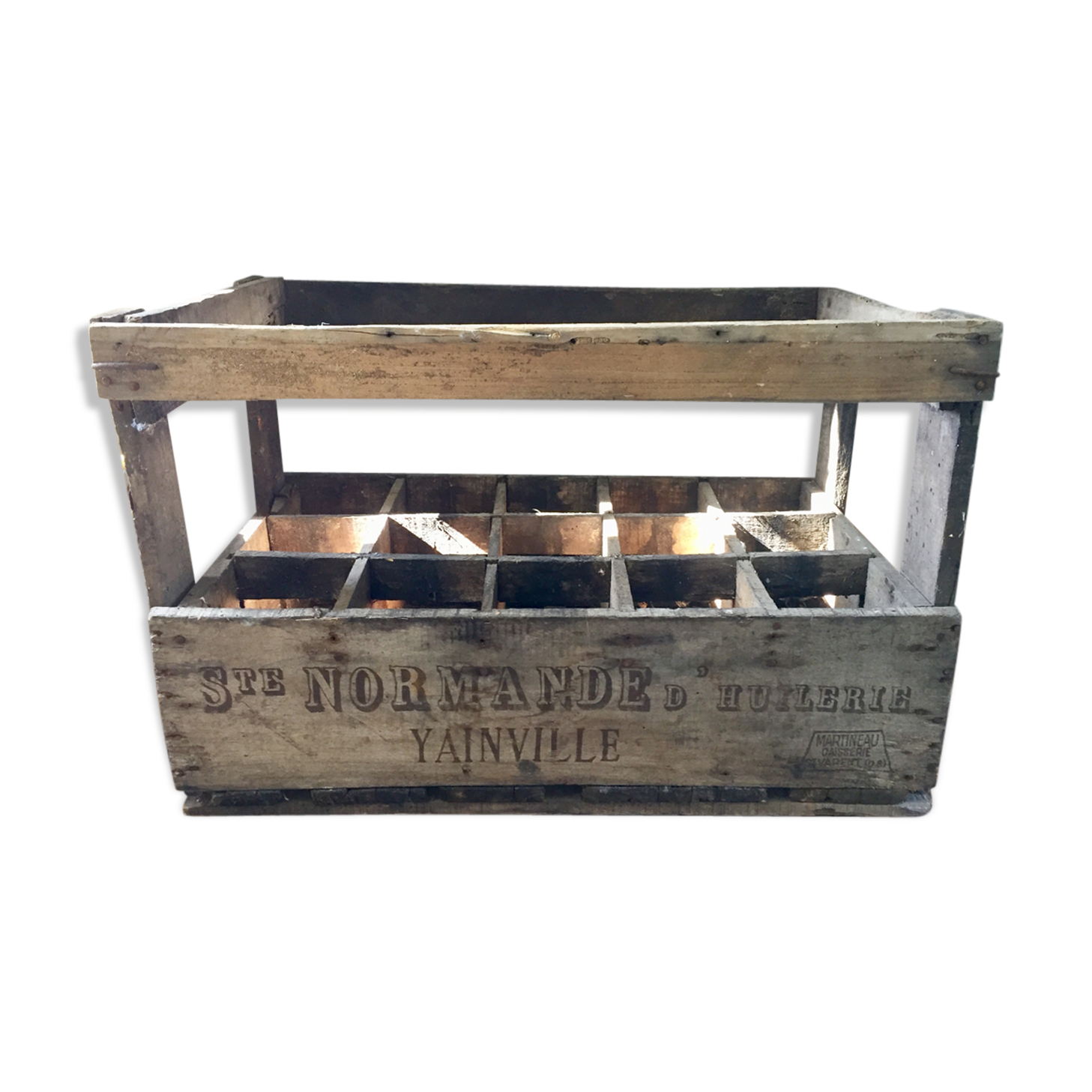 Bottle wooden rack