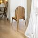 Chaise en bois massif "Merle"