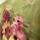 Painting bouquet, oil on canvas on frame flowers 35X27.