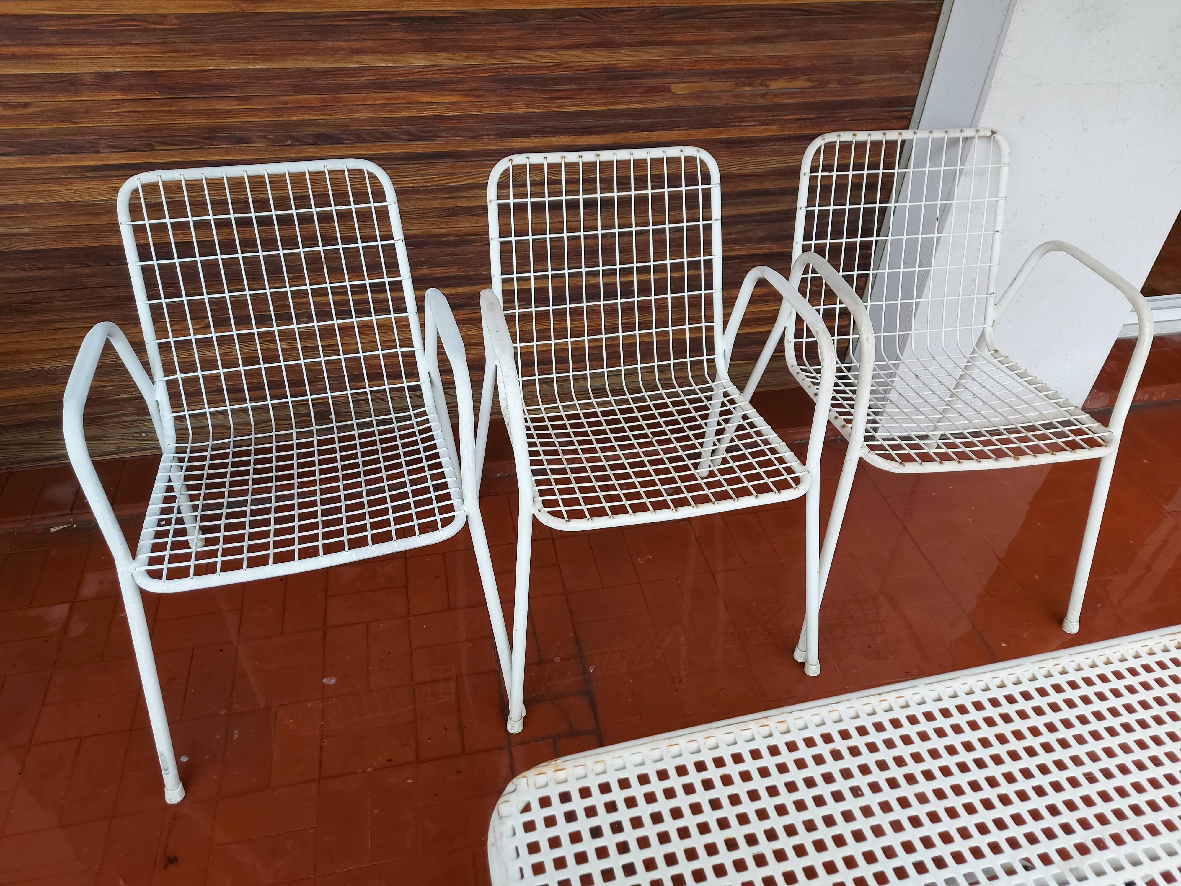 Set of 3 chairs and garden table Emu , Model Rio