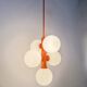 Mid-century atomic sputnik pendant lamp , 1970s