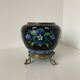 Beautiful planter in copper and polychrome cloisonné enamels Meiji period around 1900