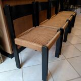 Set of 4 Scandinavian rope chairs