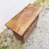 Old neo-Gothic carved furniture