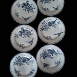 Sarreguemines Flat Plates Favorite Blue Model