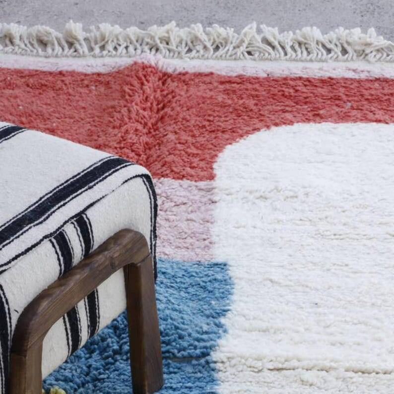 Traditional handmade Berber carpet 250cmx150cm