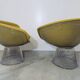Platner Edition Knoll Pair of Authentic Signed Lounge Chairs